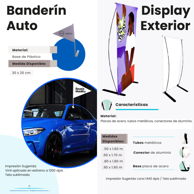 Banderín/ Display